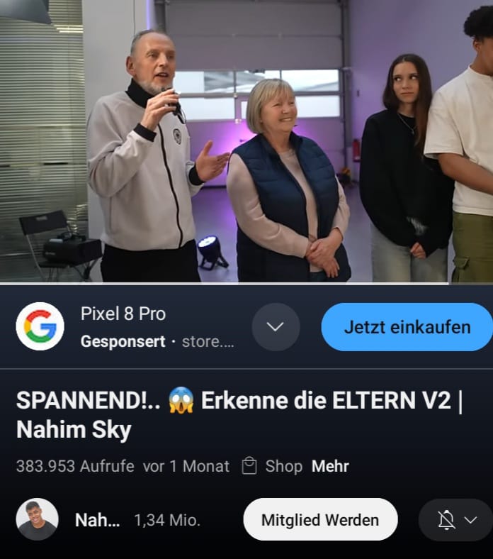 KANDIDAT in der Show von You Tuber NAHIM SKY ( 21.04.24 )